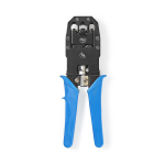 PINZA CRIMPARE PER CONNETTORI CAT5 / CAT5e / CAT6 / CAT6a / RJ10 / RJ11 / RJ45 