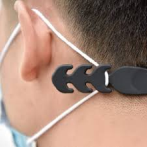 GANCI REGOLABILI PER MASCHERINE DI PROTEZIONE  - CONF. 5PZ. - COLORE NERO