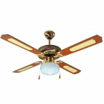 VENTILATORE A SOFFITTO 4 PALE LEGNO VECRD42L CON TELECOMANDO WIRELESS
