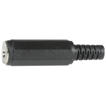 PRESA VOLANTE JACK Ø 3,5 MM STEREO CON GUIDACAVO