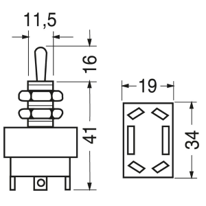 DEVIAORE BIPOLARE ON-OFF A LEVA 10 A