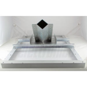 ELEMENTO TESTA PALO PER PANNELLI 15/27/50W  -SU-SOLAR-010 ALPHA