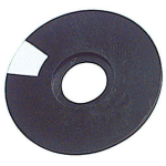 DISCO INDICE PER MANOPOLE Ø36mm NERO