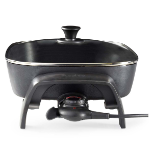PADELLA ELETTRICA CM.40 CORPO ALLUMINIO PRESSOFUSO - NEDIS