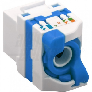 PRESA RJ45 KEYSTONE 8P8C non schermata - Cat.6/Cat.6a - UTP - Crimpaggio senza utensile