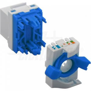 PRESA RJ45 KEYSTONE 8P8C non schermata - Cat.6/Cat.6a - UTP - Crimpaggio senza utensile