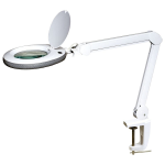 LAMPADA 60 LED DA LAVORO A PANTOGRAFO CON LENTE 5 DIOTTRIE
