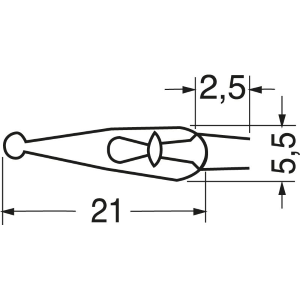 LAMPADA PISELLO 12 V 100 MA