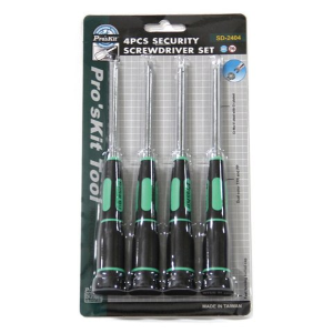 SET DI 4 CACCIAVITI  U SPANNER (TIPO FORCELLA) SD-2404 PRO'SKIT