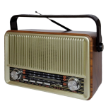 RADIO PORTATILE STILE RETRO' CON USB/MP3/BT RICARICABILE MK622