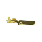 FASTON 6,35MM MASCHIO con dente ritenuta - CONF. 100PZ. 