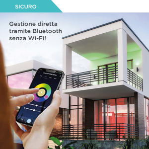 LAMPADA GOCCIA SMART E27 10W BEACON TECH RGB + 3-WHITE DIMMERABILE