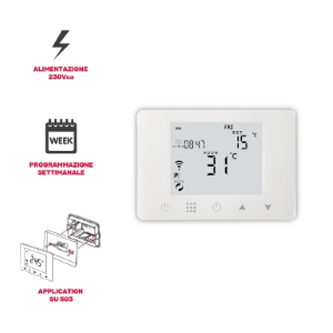 CRONOTERMOSTATO SMART WI-FI 230V HEY TERMO - 