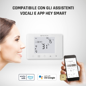 CRONOTERMOSTATO SMART WI-FI 230V HEY TERMO - 