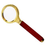 LENTE D'INGRANDIMENTO DA 36mm 10X con montatura in metallo - Oro
