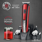 RASOIO CAPELLI E BARBA 10 in 1 RICARICABILE RFC-1611