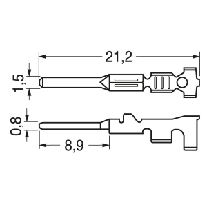 CONTATTI MASCHI AMP PER SUPER SEAL 1.5 001830241   