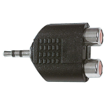 ADATTATORE SPINA 3,5 STEREO -2 PRESE RCA