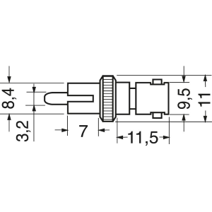 ADATTATORE SPINA RCA - PRESA BNC