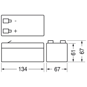 BATTERIE RICARICABILE AL PIOMBO 12V 3,5Ah