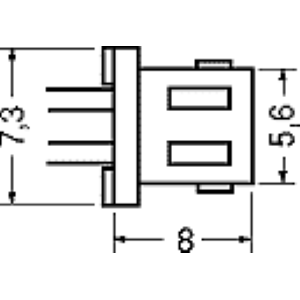 CONNETTORE CABLATO MOLEX 110mm PER BATTERIE
