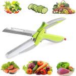 FORBICE DA CUCINA CON TAGLIERINA INTELLIGENTE 6 in 1 con tagliere incorporato