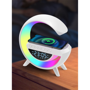 RADIOSVEGLIA CON DISPLAY BLUETOOTH LED, AUX, USB, FM, microSD RICARICA WIRELESS BT-3401