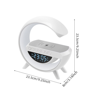 RADIOSVEGLIA CON DISPLAY BLUETOOTH LED, AUX, USB, FM, microSD RICARICA WIRELESS BT-3401