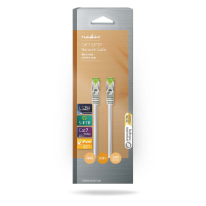 CAVO PATCH RJ45 RAME CAT.7 S/FTP LSZH 2MT GRIGIO