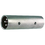 ADATTATORE VOLANTE XLR 3 POLI MASCHIO-MASCHIO