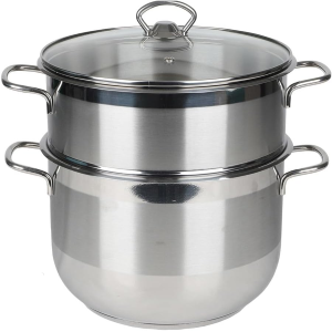 PENTOLA PER COUSCOUS / VAPORIERA 12L IN ACCIAIO INOX