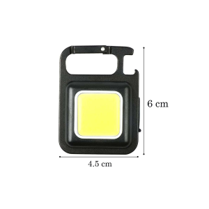 TORCIA RICARICABILE LED PORTACHIAVI 3 modalita’ luce portatile emergenza