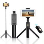 STICK SELFI 3in1 K07 BLUETOOTH CON BASTONE ESTENSIBILE 70cm E MONOPIEDE PIEGHEVOLE