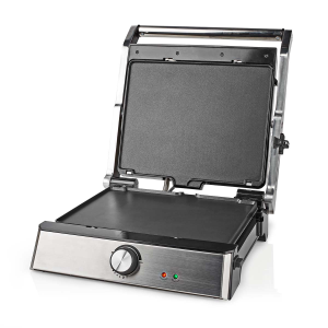 PIASTRA GRILL 2000 W 29 x 23 cm Acciaio inossidabile KAGR151FSR NEDIS