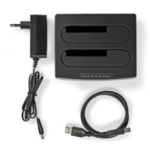 DOKING STATION PER HDD SATA 2.5/3.5" HDDUSB3210BK NEDIS
