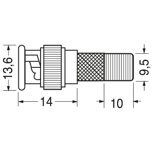 ADATTATORE SPINA BNC - PRESA F