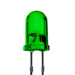 LED CILINDRICO VERDE A FASCIO DIFFUSO Ø 5 mm  