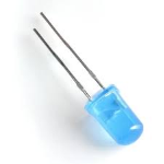 LED CILINDRICO BLU' A FASCIO DIFFUSO Ø 5 mm 