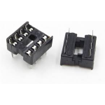 ZOCCOLO PER CIRCUITI INTEGRATI 8 PIN (4+4)