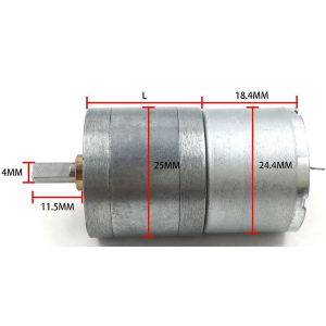 MOTORINO CON RIDUTTORE 35RPM 12V  25GA-310  