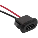 PRESA DA PANNELLO USB-C con cavo da 10 cm - solo per alimentazione