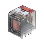 RELE' 4PDT 24Vcc 6A MONOSTABILE PT570024 Schrack PT670024