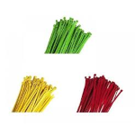 FASCETTE COLORATE 10cm ROSSE-GIALLE-VERDI conf. 120pz