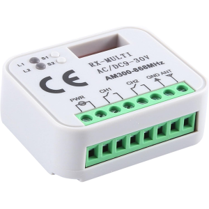 RICEVENTE RADIO 300-868MHZ 9-30V AC/DC PER AUTOMAZIONI