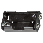 PORTABATTERIA PER 2 PILE STILO AA colore nero