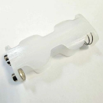 PORTABATTERIA PER 2 PILE STILO AA colore bianco