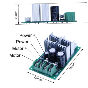 REGOLATORE DI VELOCITA PER MOTORI DC PWM 6-60V 30A