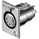 PRESA PANNELLO MICROFONICA XLR 5 POLI