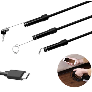 ENDOSCOPIO ISPEZIONE USB x ANDROID SONDA 5m OTTICA Ø5,5mm