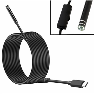 ENDOSCOPIO ISPEZIONE USB x ANDROID SONDA 5m OTTICA Ø5,5mm